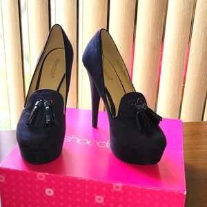 Black Stilettos with Tassels